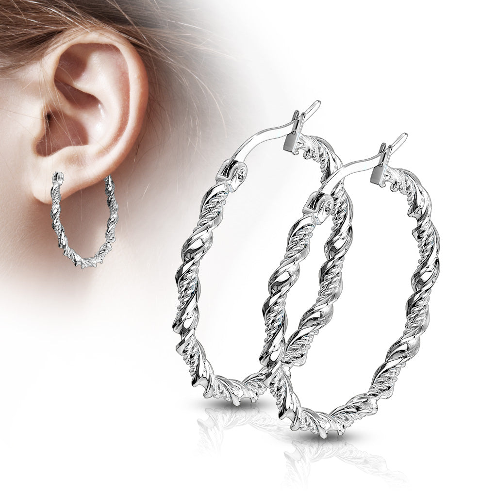 Silver Jessika Clip-on Hoops – JYC